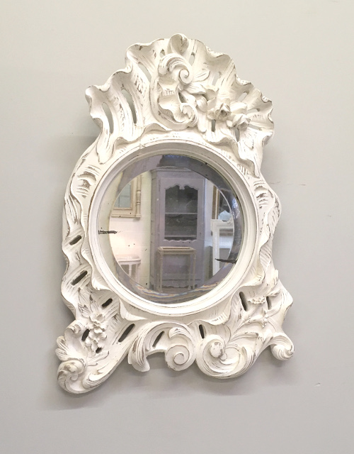 french antique carved mirror